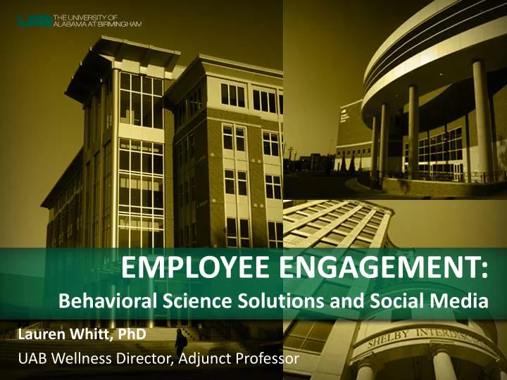 employee engagement behavioral science solutions and social media