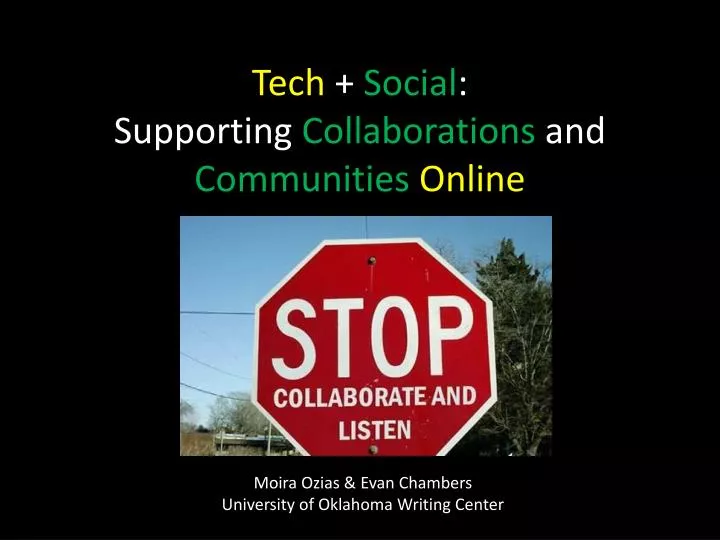 tech social supporting collaborations and communities online