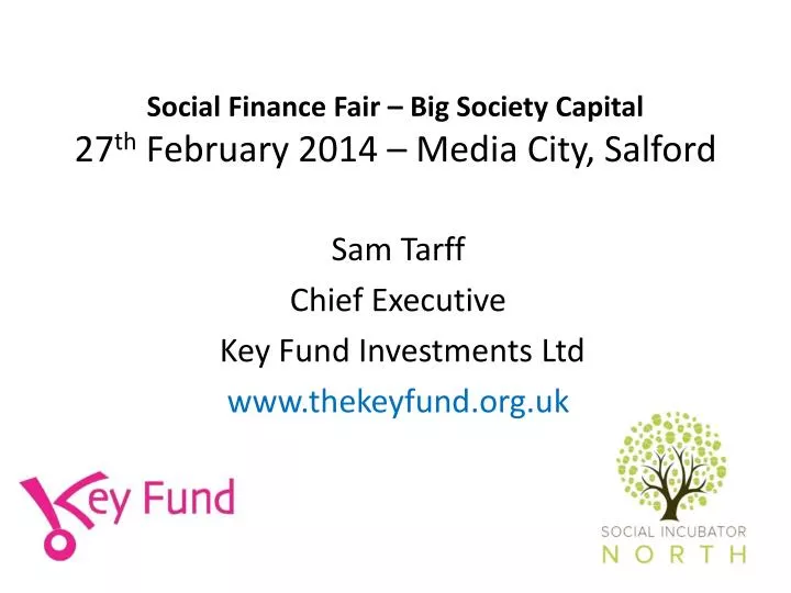 social finance fair big society capital 27 th february 2014 media city salford