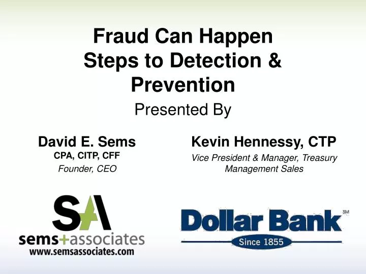 fraud can happen steps to detection prevention