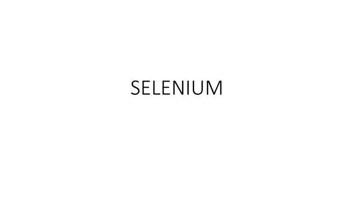 selenium