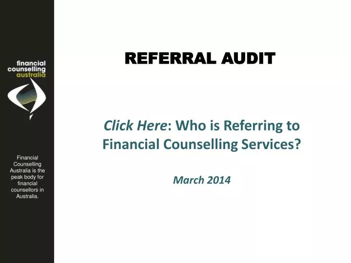 referral audit