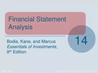 Financial Statement Analysis