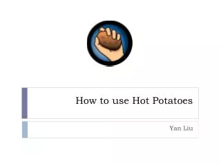 How to use Hot Potatoes