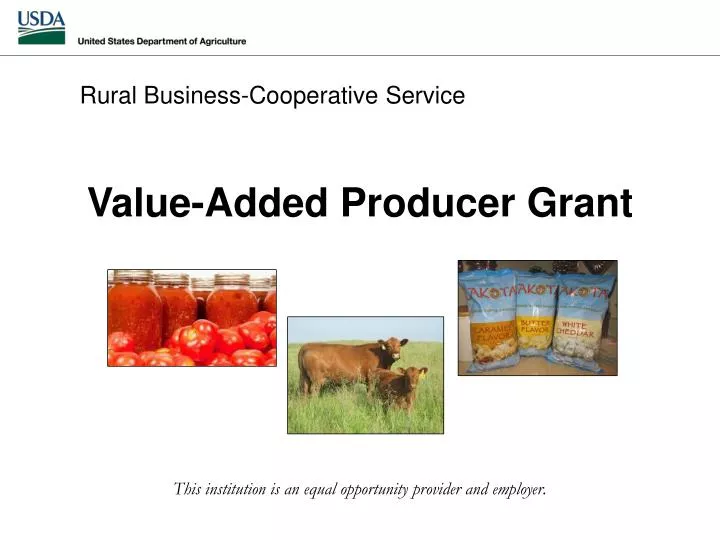 value added producer grant