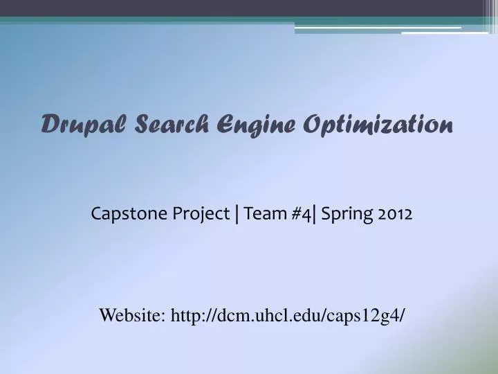 drupal search engine optimization