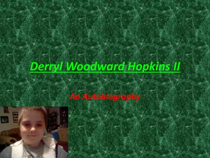 derryl woodward hopkins ii