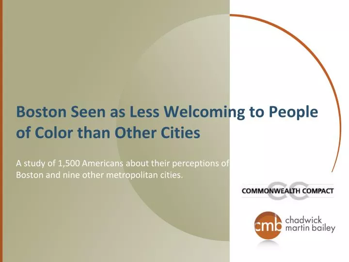boston seen as less welcoming to people of color than other cities