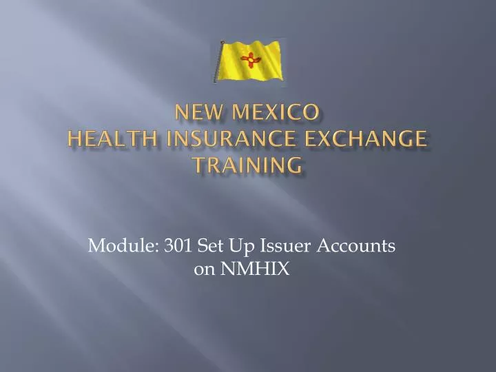 new mexico health insurance exchange training