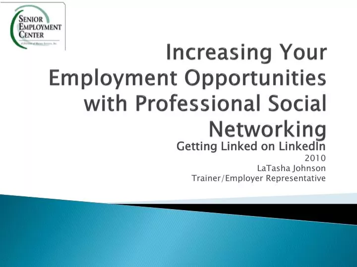 increasing your employment opportunities with professional social networking