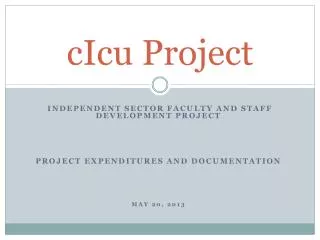 cIcu Project