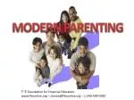MODERN PARENTING - slide 1