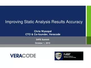 Improving Static Analysis Results Accuracy