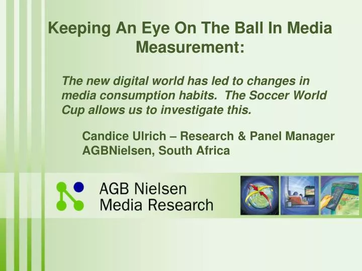keeping an eye on the ball in media measurement