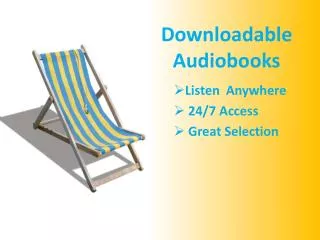 Downloadable Audiobooks