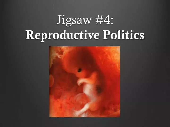 jigsaw 4 reproductive politics