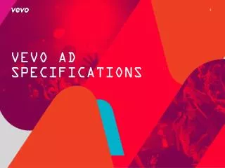 VEVO AD SPECIFICATIONS