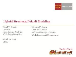 Hybrid Structural Default Modeling