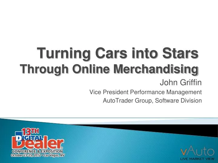 turning cars into stars through online merchandising