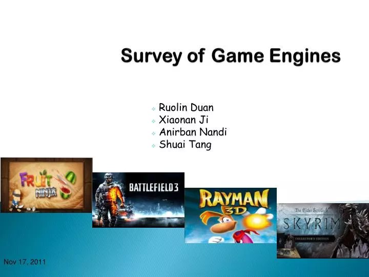 survey of game engines