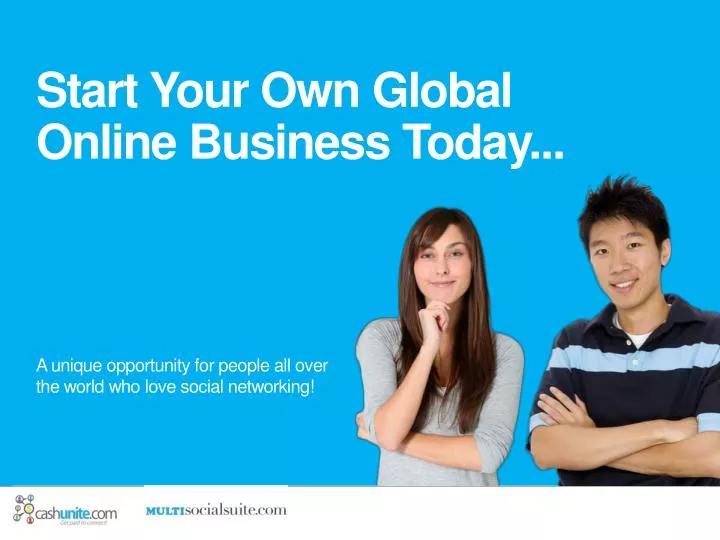 start your own global online business today