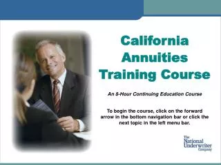 California Annuities Training Course