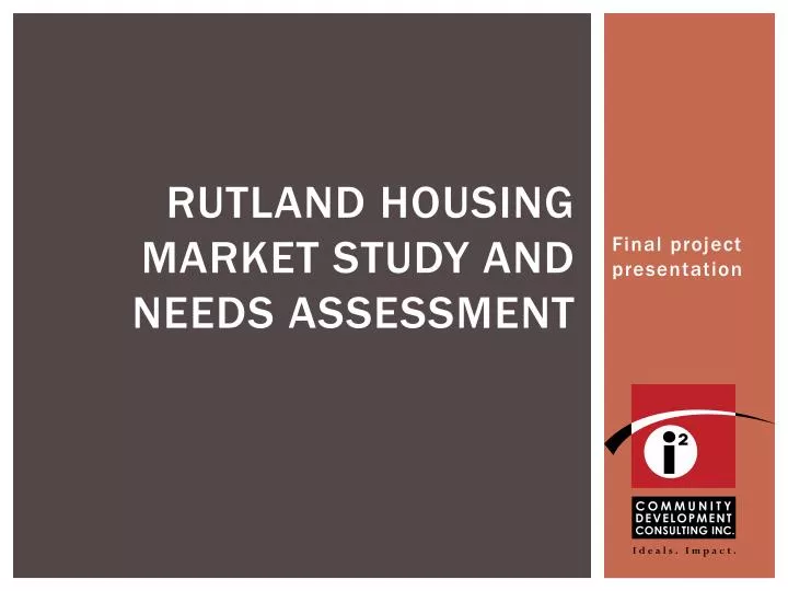 rutland housing market study and needs assessment