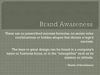 Brand Awareness