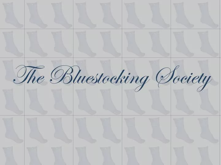 the bluestocking society