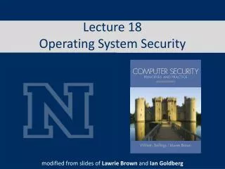 Lecture 18 Operating System Security