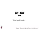 CSCI-1680 P2P - slide 1