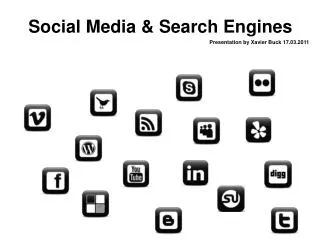 Social Media &amp; Search Engines