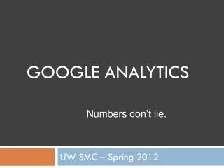 Google Analytics