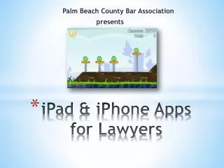 iPad &amp; iPhone Apps for Lawyers