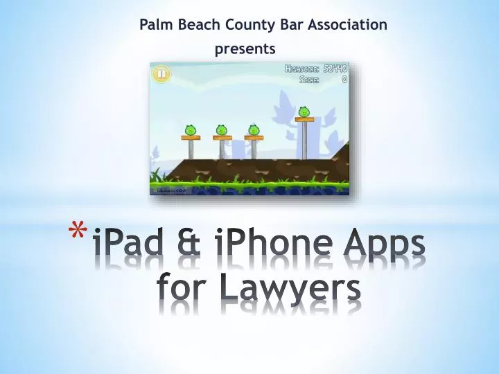 ipad iphone apps for lawyers