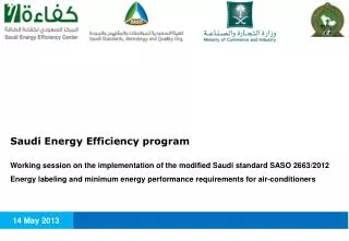 Saudi Energy Efficiency program