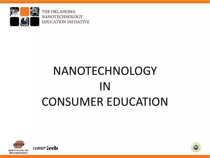 nanotechnology in consumer education