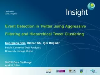 Event Detection in Twitter using Aggressive Filtering and Hierarchical Tweet Clustering