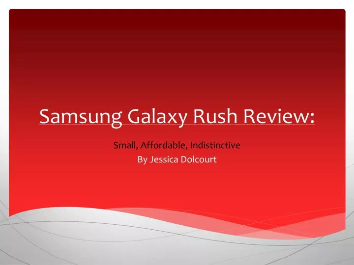 samsung galaxy rush review