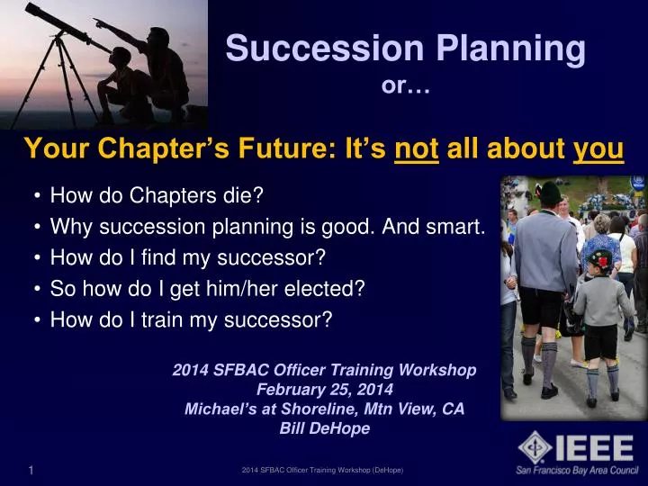 succession planning or