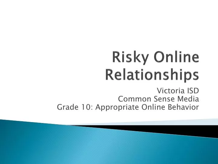 risky online relationships