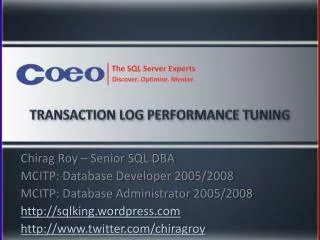 Transaction Log Performance Tuning