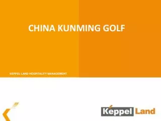 China Kunming golf