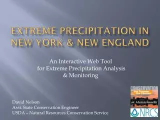 Extreme precipitation in new york &amp; new england