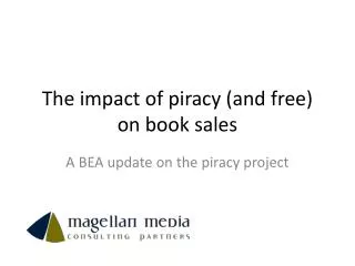 The impact of piracy (and free) on book sales