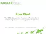 Live Chat - slide 1