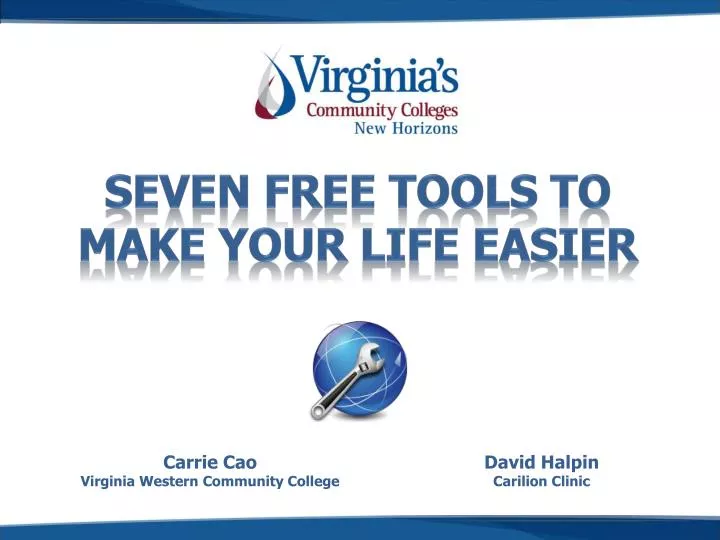 seven free tools to make your life easier