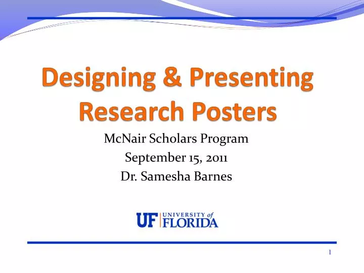 designing presenting research posters