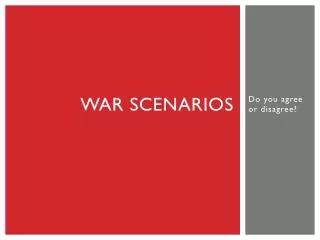 War Scenarios