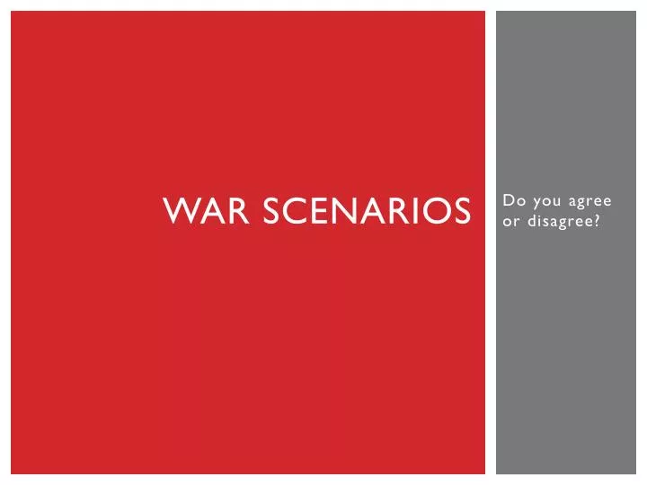 war scenarios